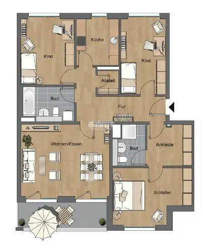 5 Zimmer Wohnung mit 110 m² in Erfurt – Bild 11
