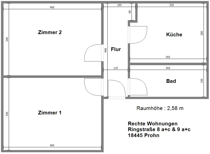 2 Zimmer Wohnung mit 51 m² in Stralsund – Bild 8