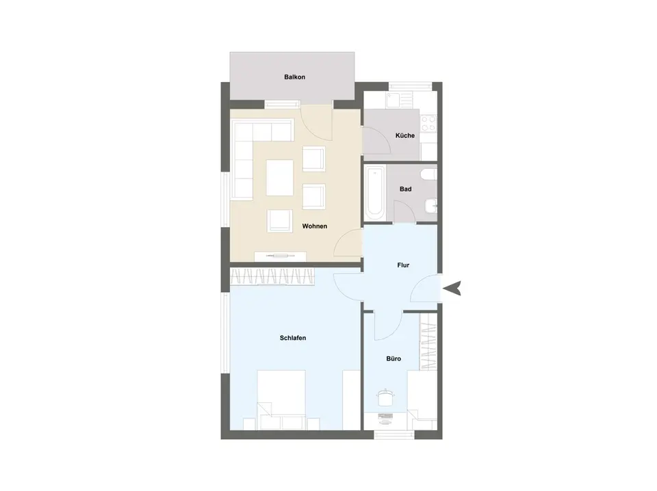 3 Zimmer Wohnung mit 60 m² in Peine – Bild 5