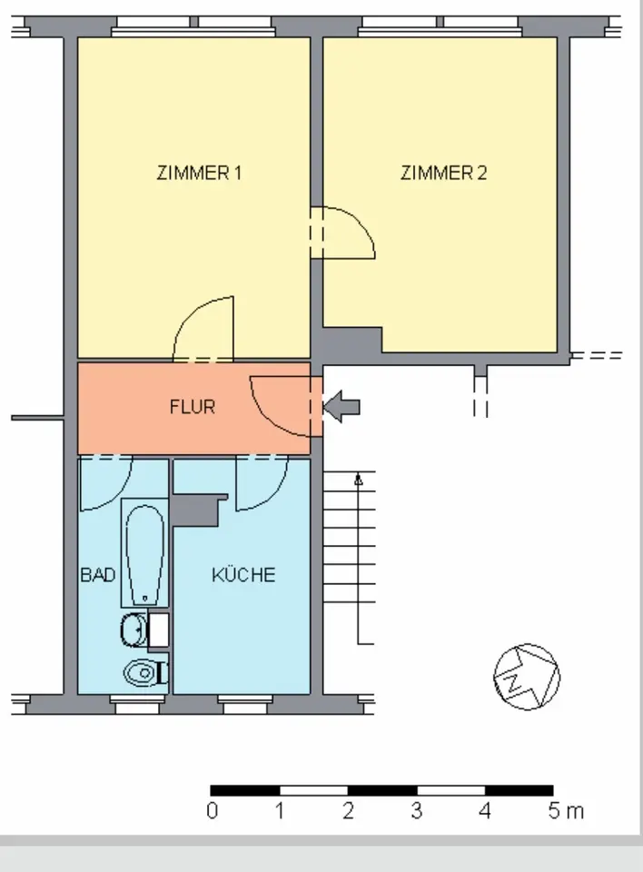 2 Zimmer Wohnung mit 48 m² in Lutherstadt Wittenberg – Bild 7