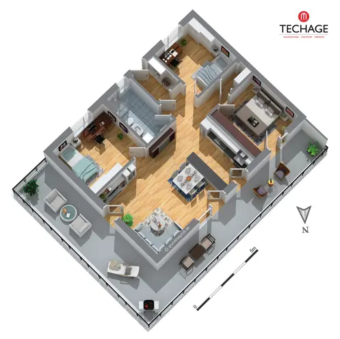 4 Zimmer Wohnung mit 115 m² in Kiel – Bild 1