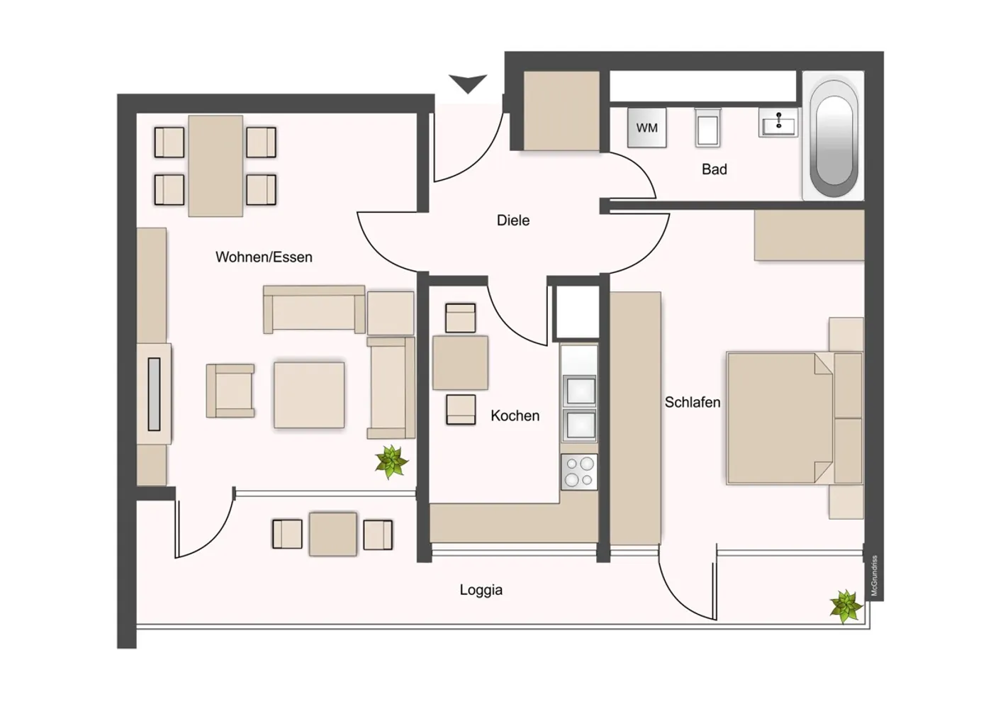 2 Zimmer Wohnung mit 61 m² in Tübingen – Bild 10