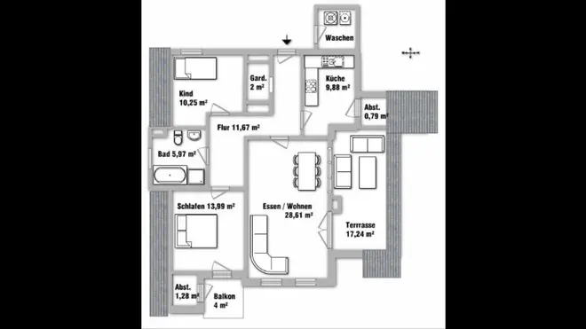 4 Zimmer Wohnung mit 92 m² in Ingolstadt – Bild 12
