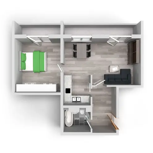 2 Zimmer Wohnung mit 53 m² in Halle (Saale) – Bild 6