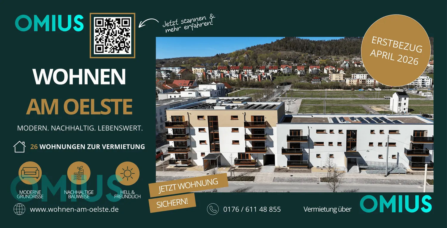 2 Zimmer Wohnung mit 56 m² in Jena – Bild 2