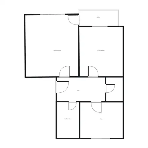 2 Zimmer Wohnung mit 60 m² in Braunschweig – Bild 2