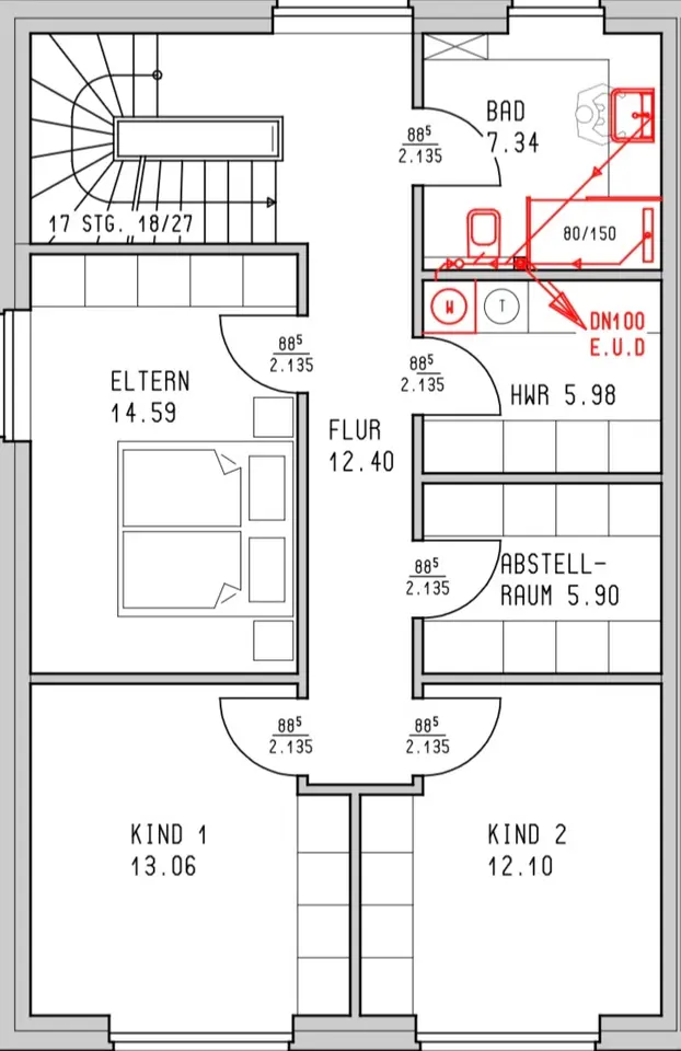4 Zimmer Wohnung mit 133 m² in Bielefeld – Bild 4
