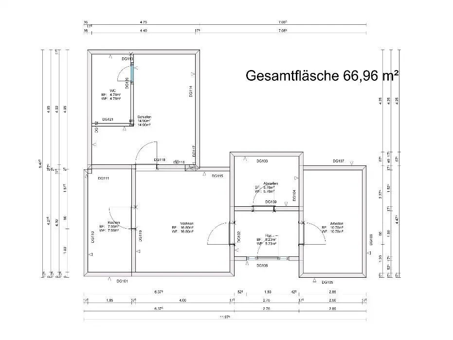 3 Zimmer Wohnung mit 67 m² in Stendal – Bild 5