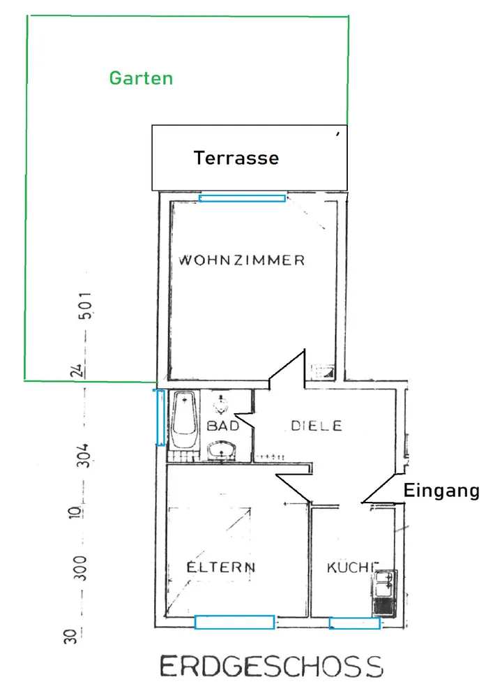 2 Zimmer Wohnung mit 60 m² in Wiesbaden – Bild 1
