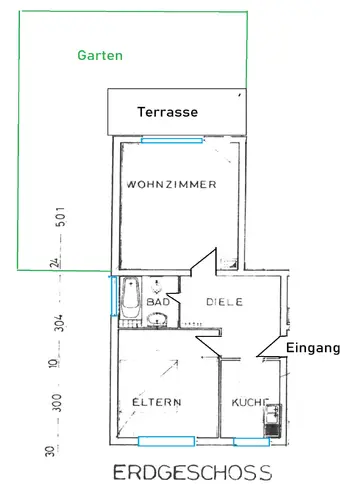 2 Zimmer Wohnung mit 60 m² in Wiesbaden – Bild 1