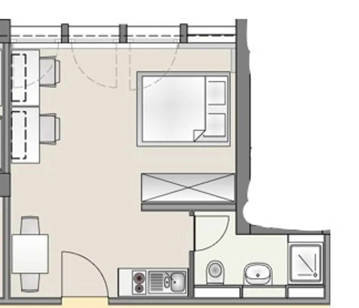 1 Zimmer Wohnung mit 27 m² in Freiburg im Breisgau – Bild 6