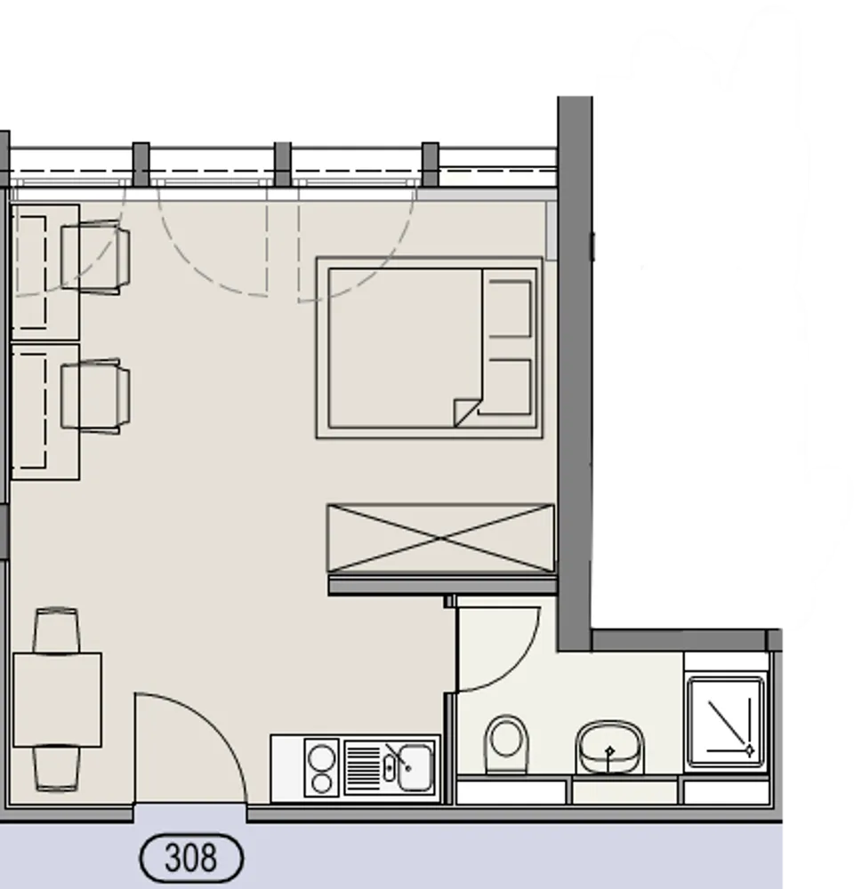 1 Zimmer Wohnung mit 27 m² in Freiburg im Breisgau – Bild 7
