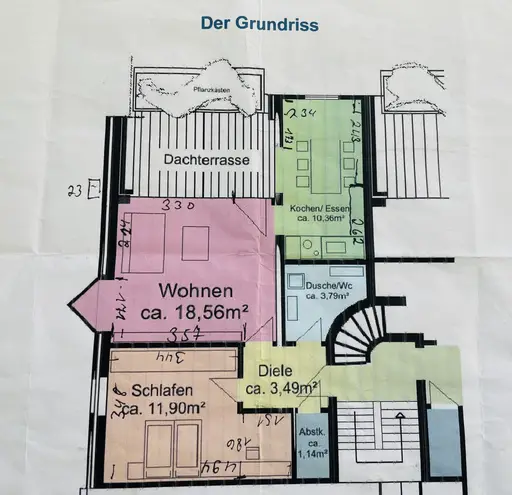 2 Zimmer Wohnung mit 55 m² in Paderborn – Bild 2