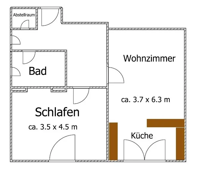 2 Zimmer Wohnung mit 54 m² in Wuppertal – Bild 5