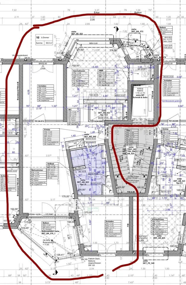 3 Zimmer Wohnung mit 91 m² in Leipzig – Bild 10