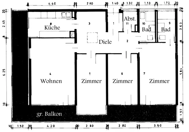 4 Zimmer Wohnung mit 130 m² in Bonn – Bild 7