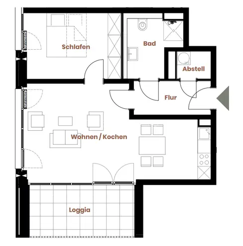 2 Zimmer Wohnung mit 64 m² in Bremen – Bild 11