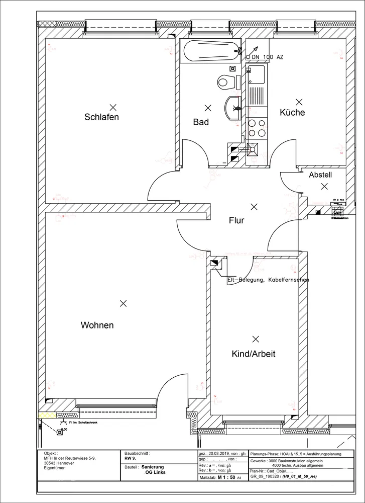 3 Zimmer Wohnung mit 75 m² in Hannover – Bild 9
