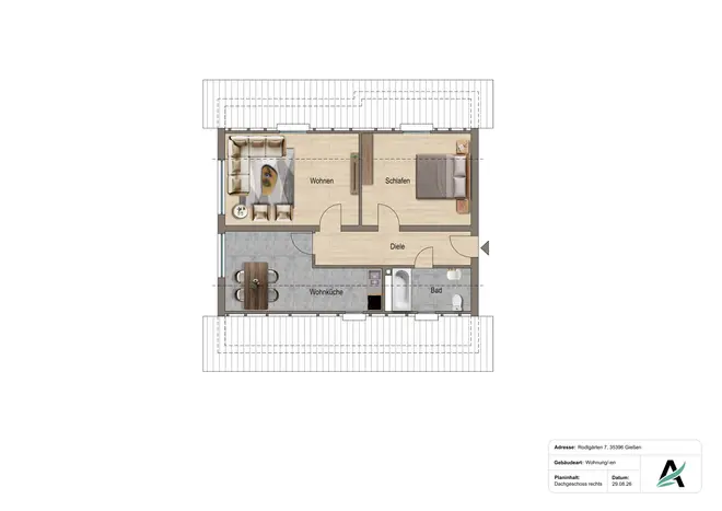 2 Zimmer Wohnung mit 61 m² in Gießen – Bild 8