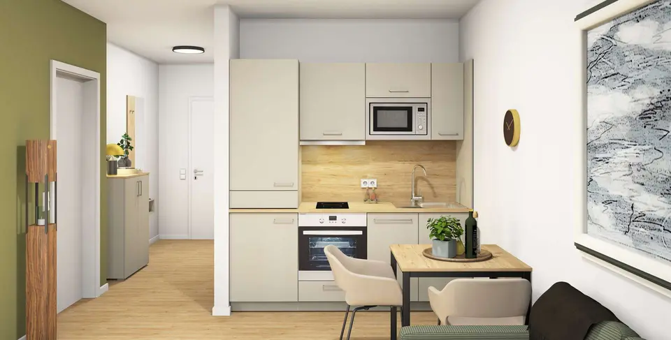 2 Zimmer Wohnung mit 39 m² in Landshut – Bild 3