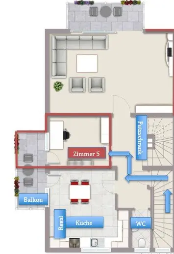 WG-Zimmer mit 12 m² in Karlsruhe – Bild 6
