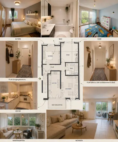 4 Zimmer Wohnung mit 79 m² in Hamm – Bild 3