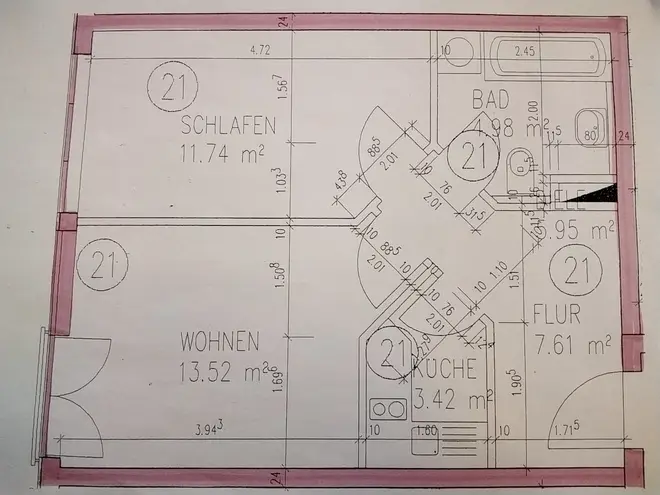 2 Zimmer Wohnung mit 41 m² in Dresden – Bild 4