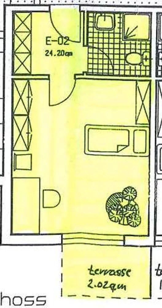 1 Zimmer Wohnung mit 35 m² in Rodgau – Bild 2