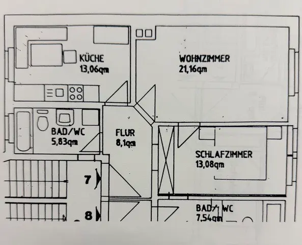 2 Zimmer Wohnung mit 61 m² in Plauen – Bild 6