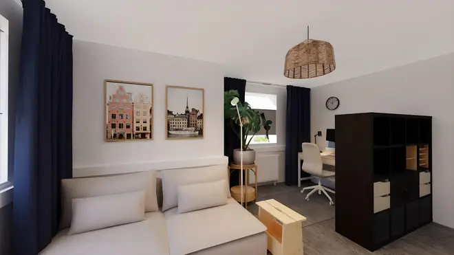 2 Zimmer Wohnung mit 22 m² in Karlsruhe – Bild 2