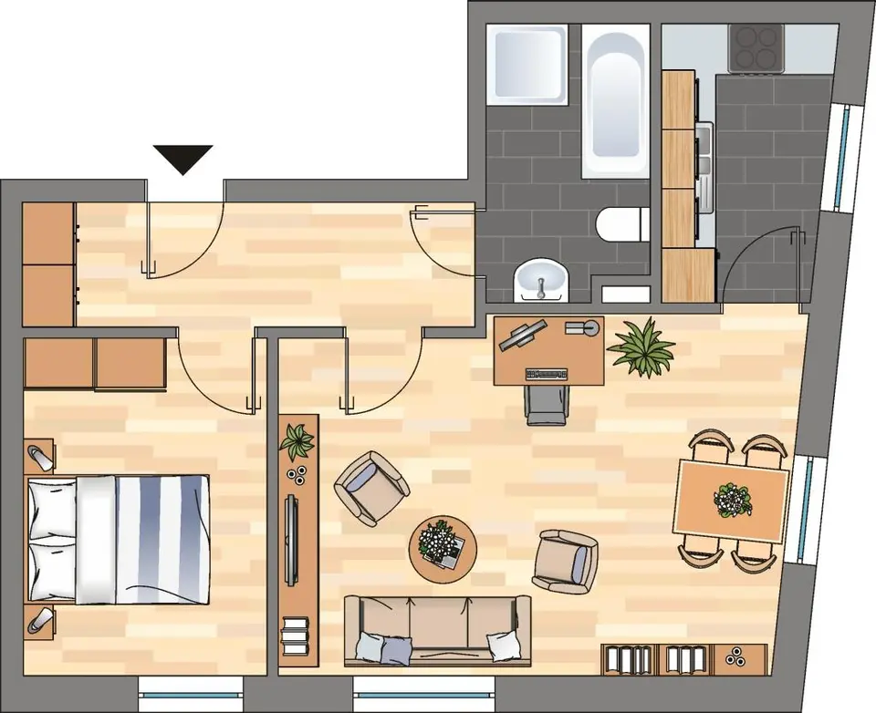 2 Zimmer Wohnung mit 48 m² in Dortmund – Bild 5