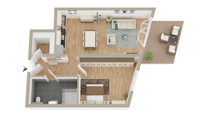 3 Zimmer Wohnung mit 67 m² in Münster – Bild 7