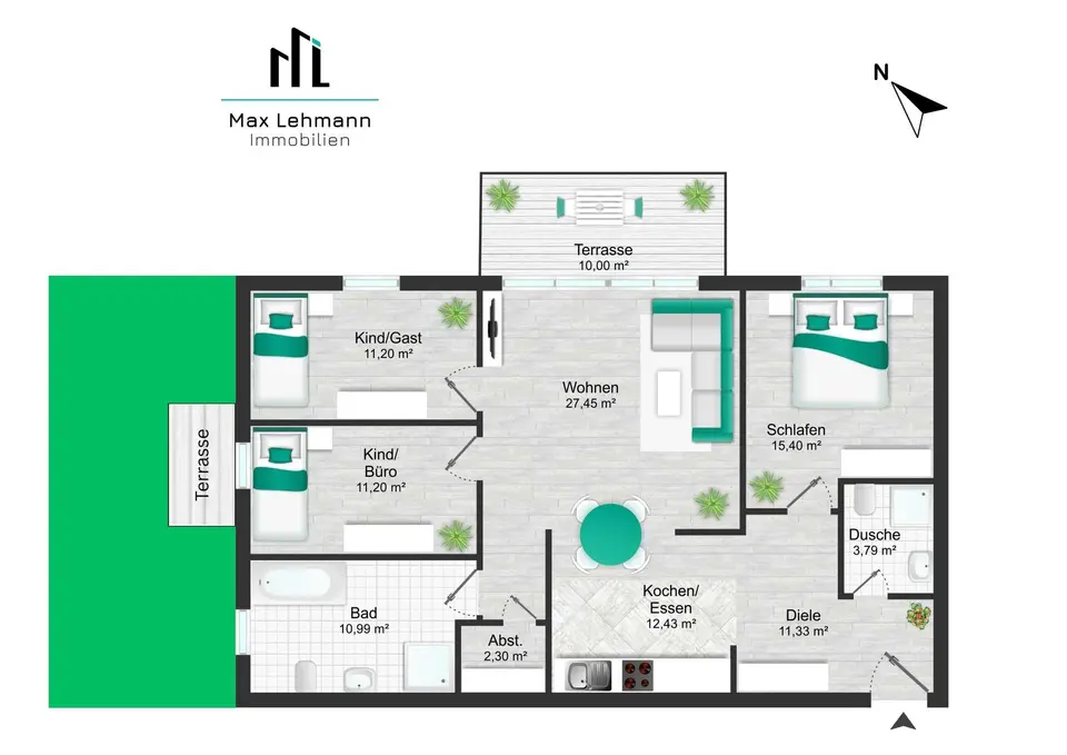 4 Zimmer Wohnung mit 109 m² in Dresden – Bild 9