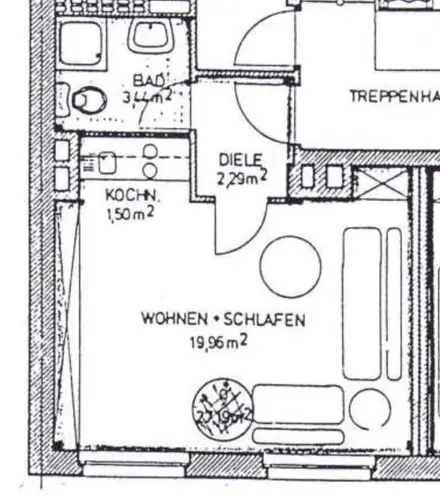 1 Zimmer Wohnung mit 28 m² in Düsseldorf – Bild 9