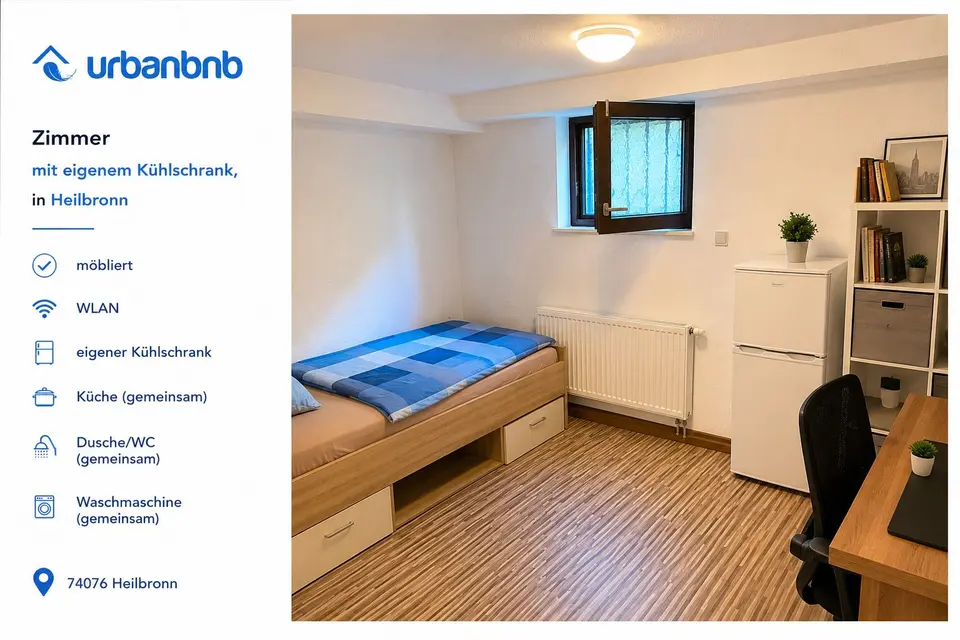 WG-Zimmer mit 15 m² in Heilbronn – Bild 1