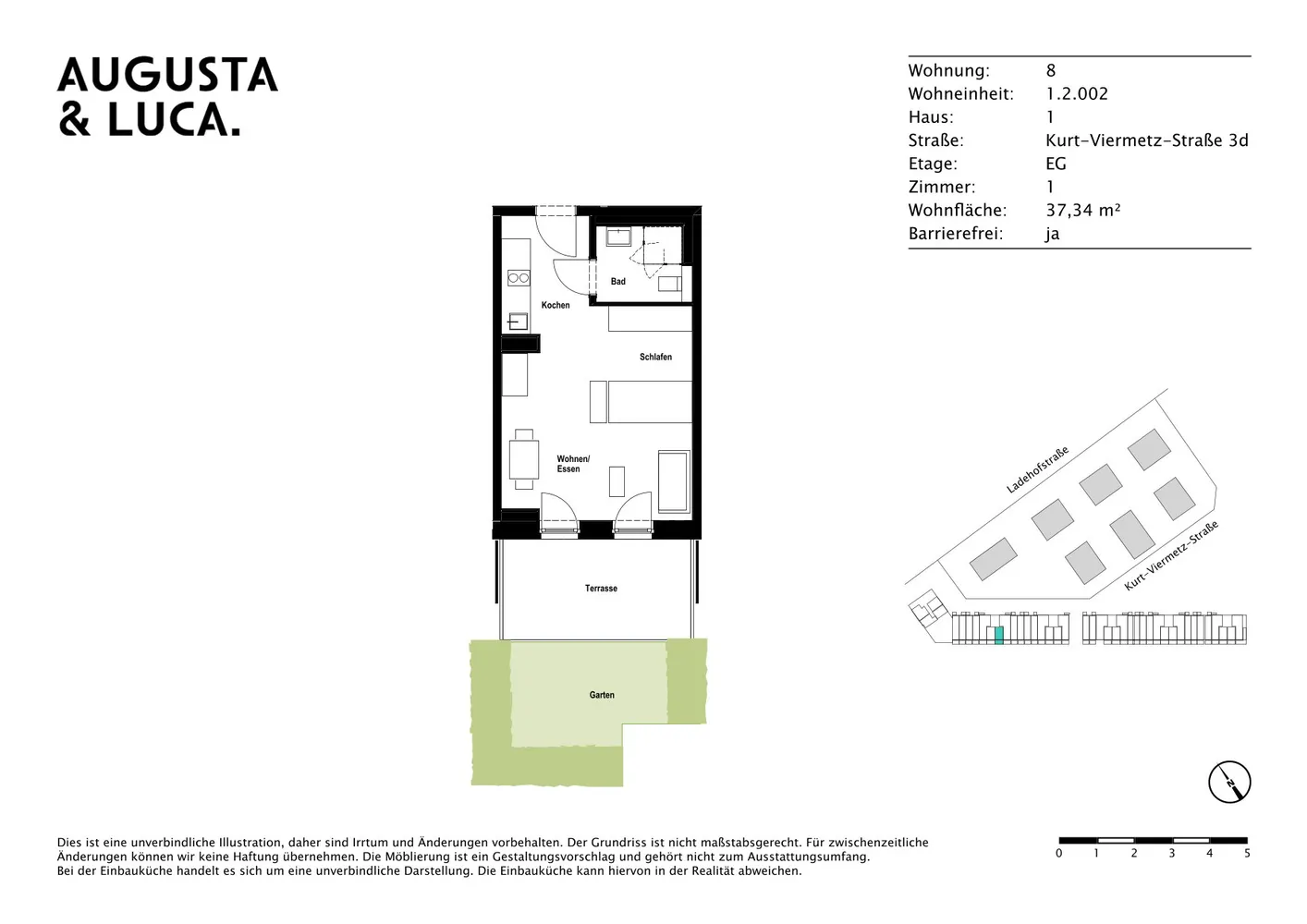 1 Zimmer Wohnung mit 37 m² in Augsburg – Bild 11