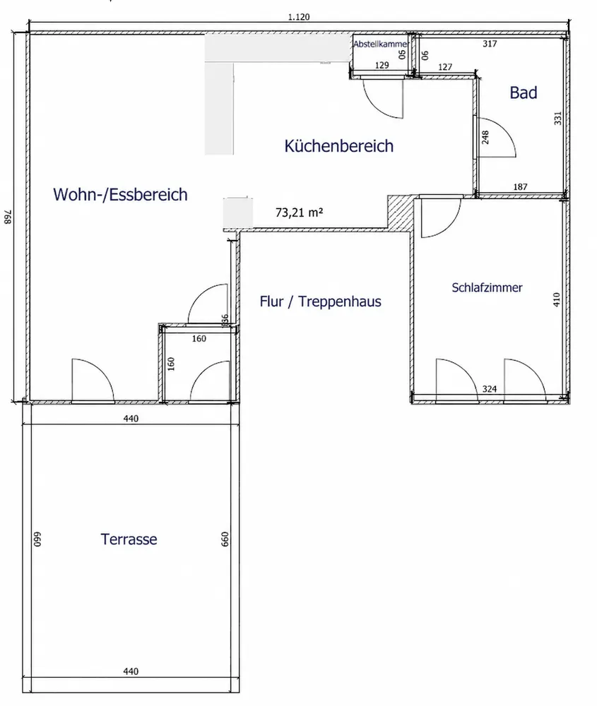 2 Zimmer Wohnung mit 80 m² in Erfurt – Bild 11