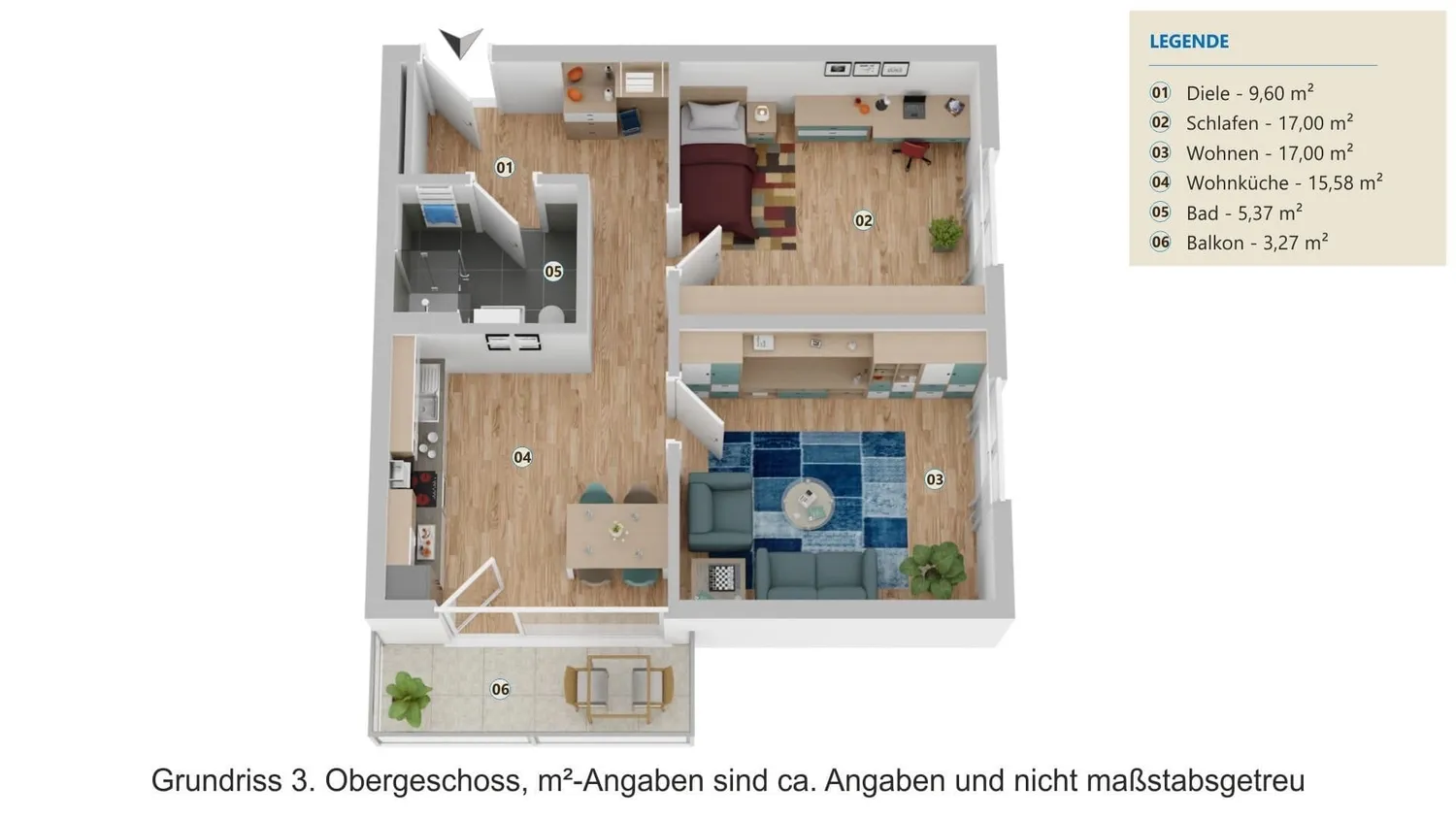 2 Zimmer Wohnung mit 68 m² in Passau – Bild 7