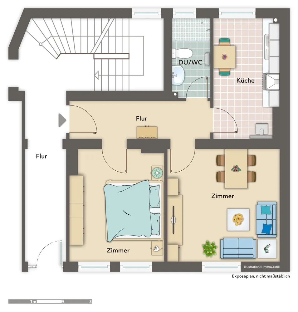 2 Zimmer Wohnung mit 48 m² in Bremen – Bild 7