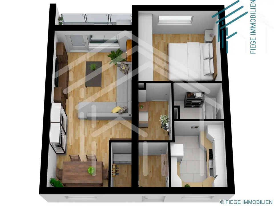 2 Zimmer Wohnung mit 57 m² in Hanau – Bild 8