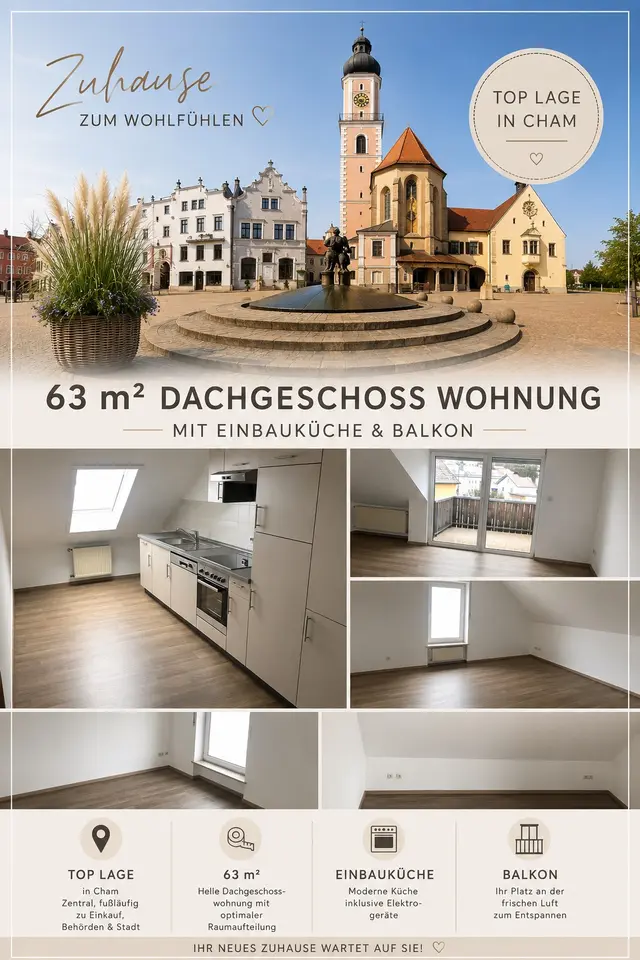 2 Zimmer Wohnung mit 63 m² in Cham – Bild 5