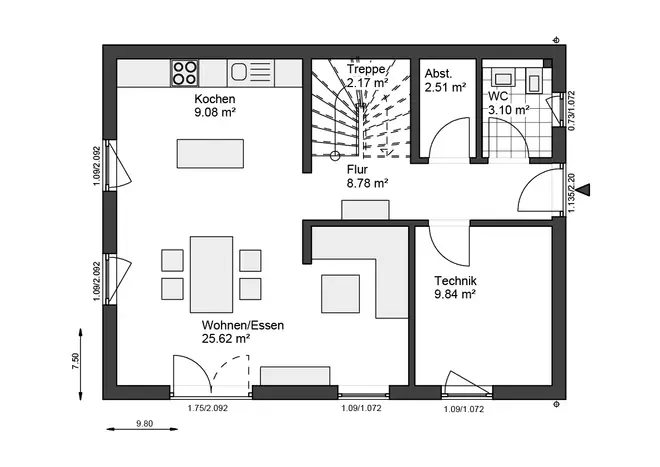 3 Zimmer Haus mit 120 m² in Mönchengladbach – Bild 2