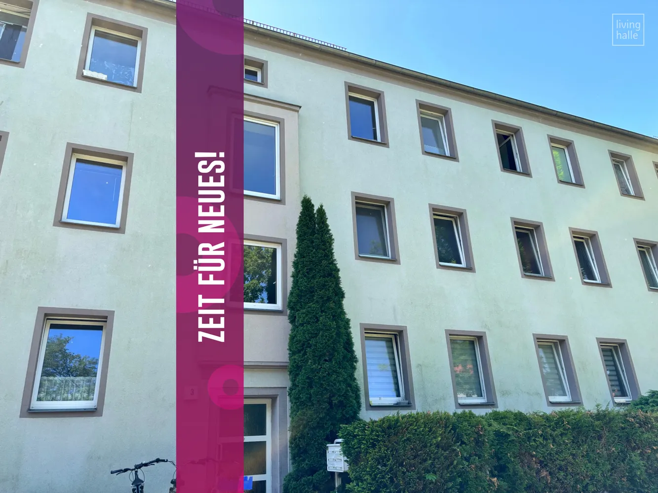 3 Zimmer Wohnung mit 67 m² in Merseburg – Bild 1