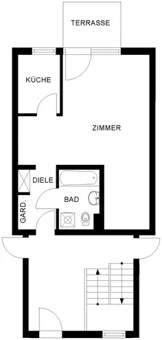1 Zimmer Wohnung mit 45 m² in Bochum – Bild 3