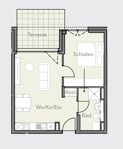 2 Zimmer Wohnung mit 47 m² in Regensburg – Bild 9
