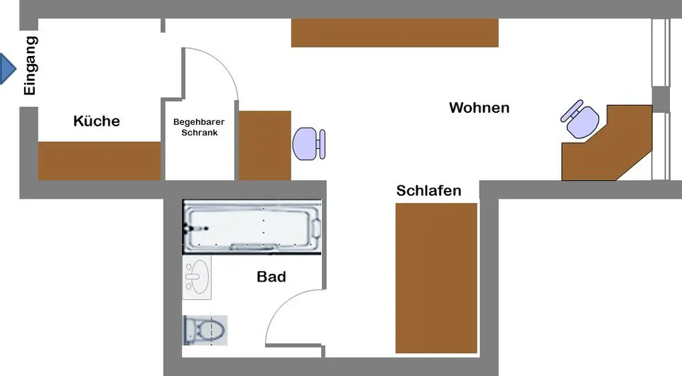 Studio mit 17 m² in Erlangen – Bild 8