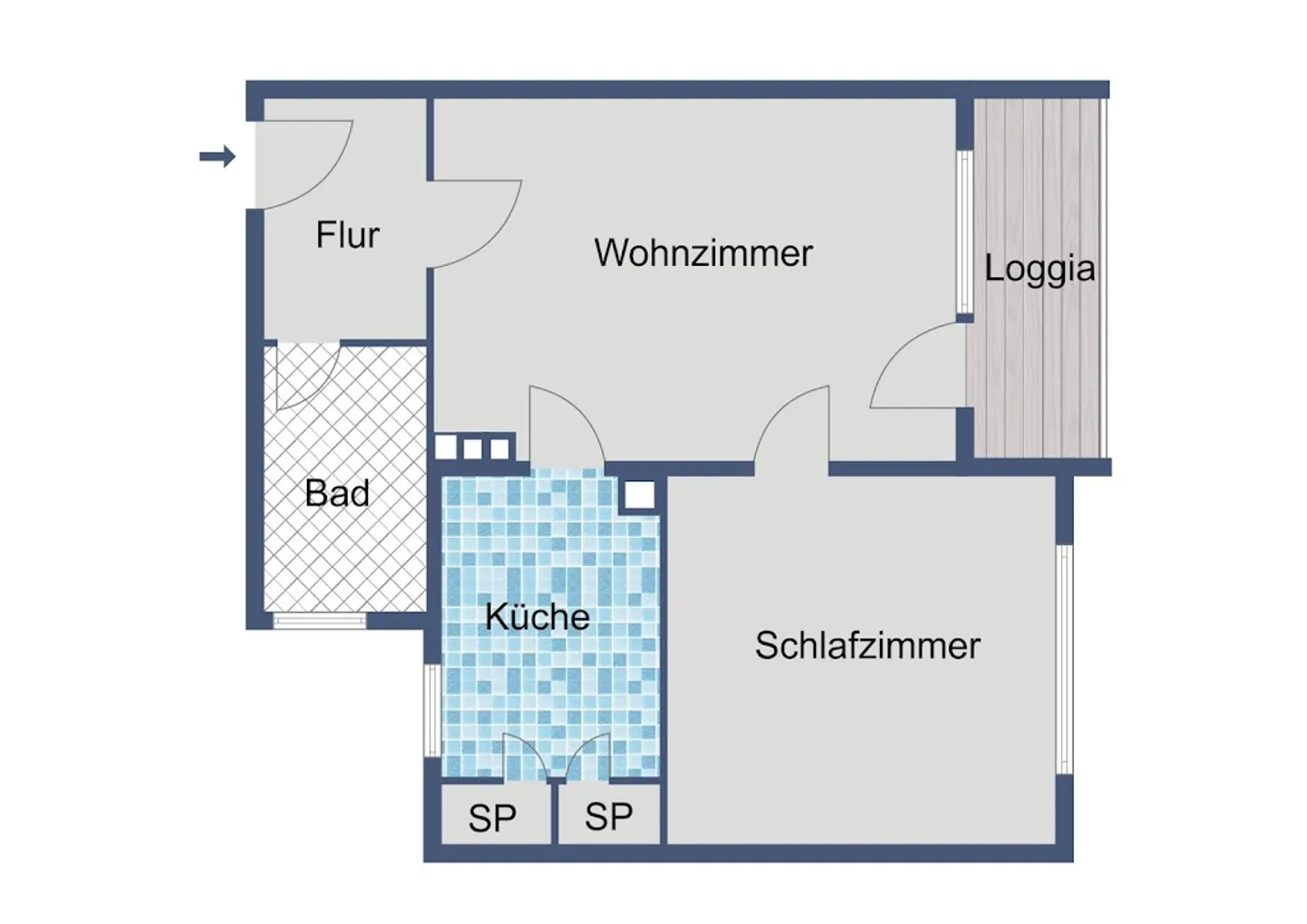 2 Zimmer Wohnung mit 46 m² in Frankfurt am Main – Bild 4
