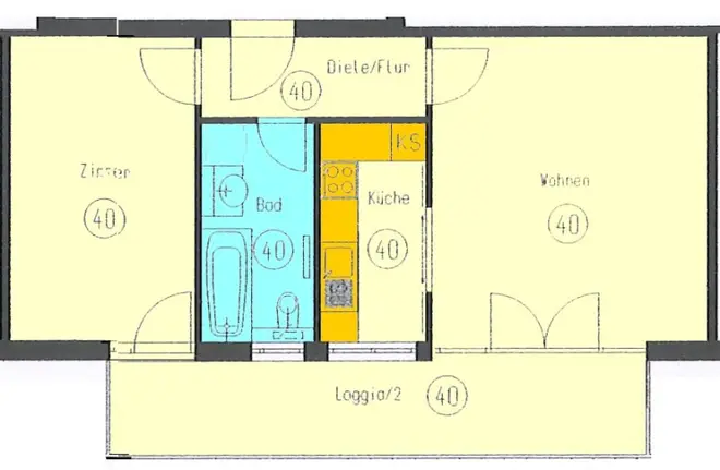2 Zimmer Wohnung mit 59 m² in Leipzig – Bild 11