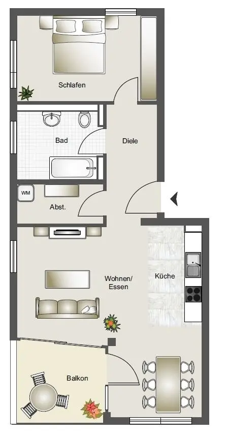 3 Zimmer Wohnung mit 75 m² in Friedrichshafen – Bild 7