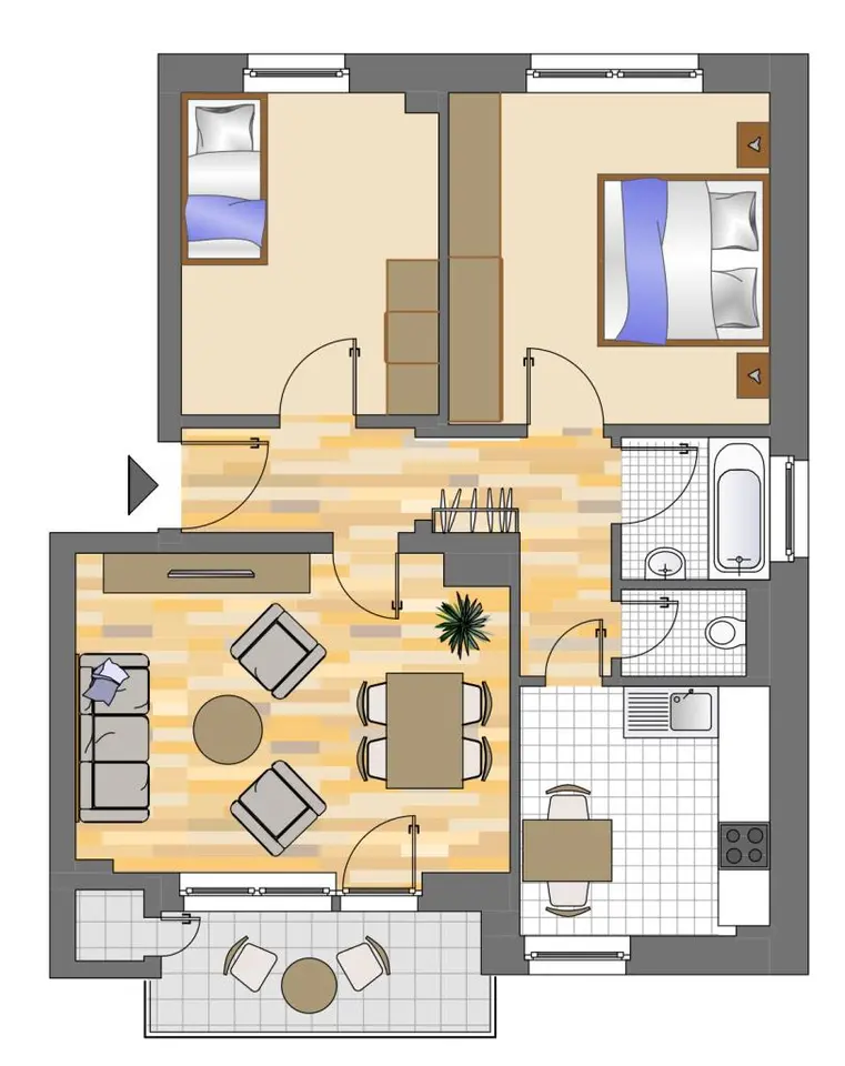 3 Zimmer Wohnung mit 68 m² in Siegen – Bild 3
